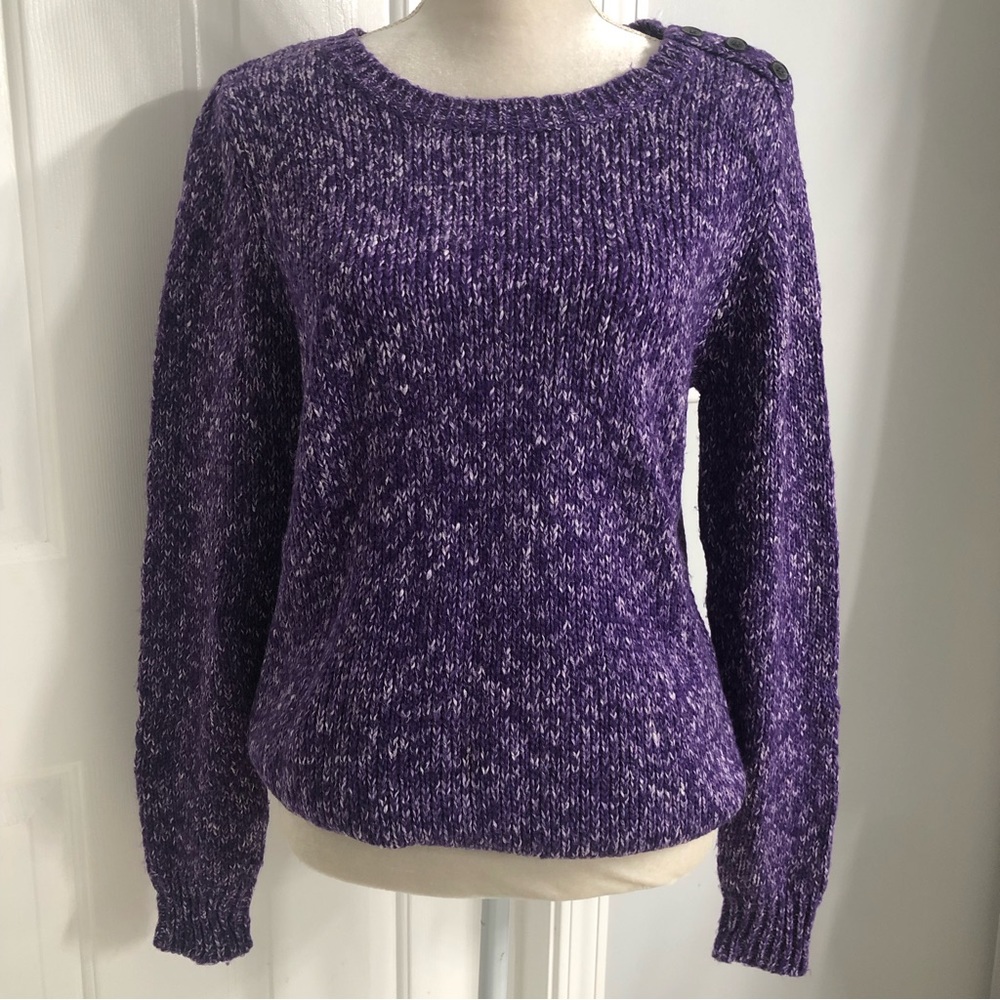 St John’s Bay thick knit sweater women Sz Large long sleeve